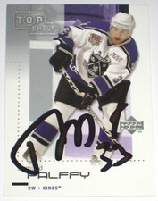 ZIGMUND PALFFY SIGNED UPPER DECK TOP SHELF LOS ANGELES KINGS CARD AUTOGRAPH AUTO