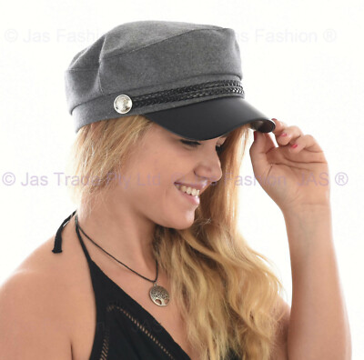 Newsboy Hat for Women Greek Fisherman Cap Classic Baker Boy Ladies Caps CRAGGI Baker Boy Hat Newsboy Cap Cord Red Ladies Hat for  main image 3