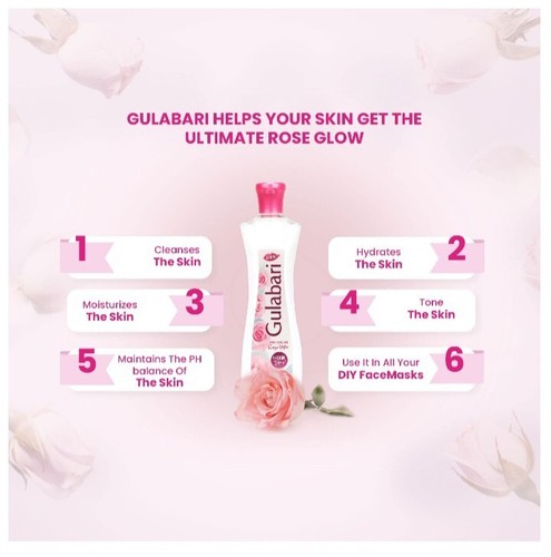 1 X 400ml DABUR GULABARI PREMIUM ROSE WATER 400ml X 1 PACK. LARGER PACK - Picture 2 of 6