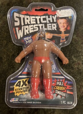  Action Figure Stretch Armstrong Stretchy Wrestlers Ja-Ru NEW
