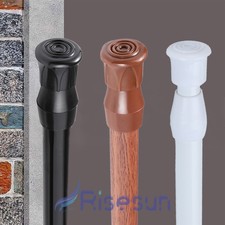 2PCS 24"-44" Non-Slip Spring Tension Curtain Rod Shower Bathtub Rod Heavy-Duty