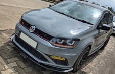 Volkswagen Polo MK5 6R 6C GTI R Front Splitter Spoiler Lip Body Kit 2009-2017 VW