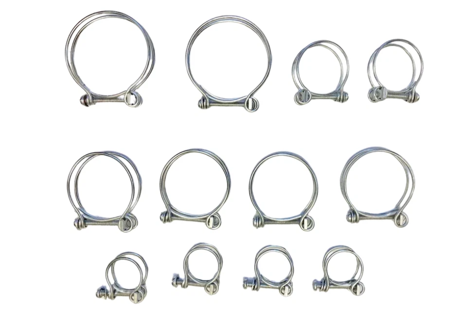 Juego de abrazaderas de manguera de radiador superior e inferior cromadas de 6 cilindros para Dodge 1934-1948. Foto 2 de 4