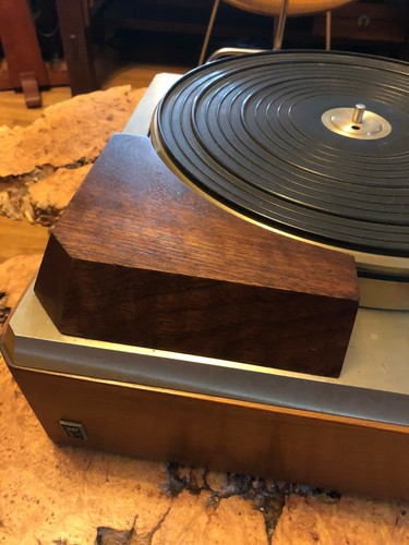 Empire 208 298 398 Turntable Motor Cover Solid Black Walnut
