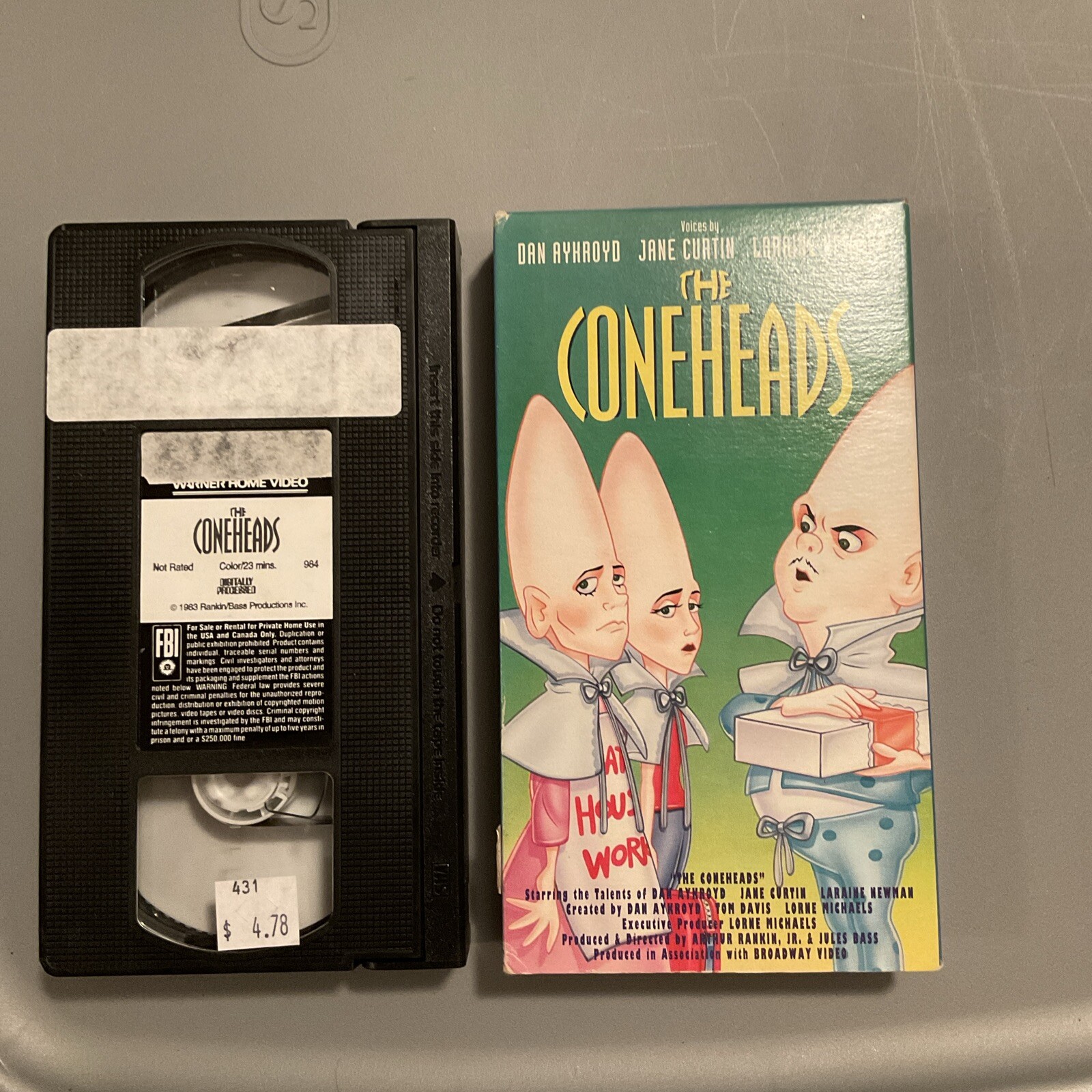 The Coneheads Cartoon VHS Videos 1993! Rare VHS! Hard To Find eBay