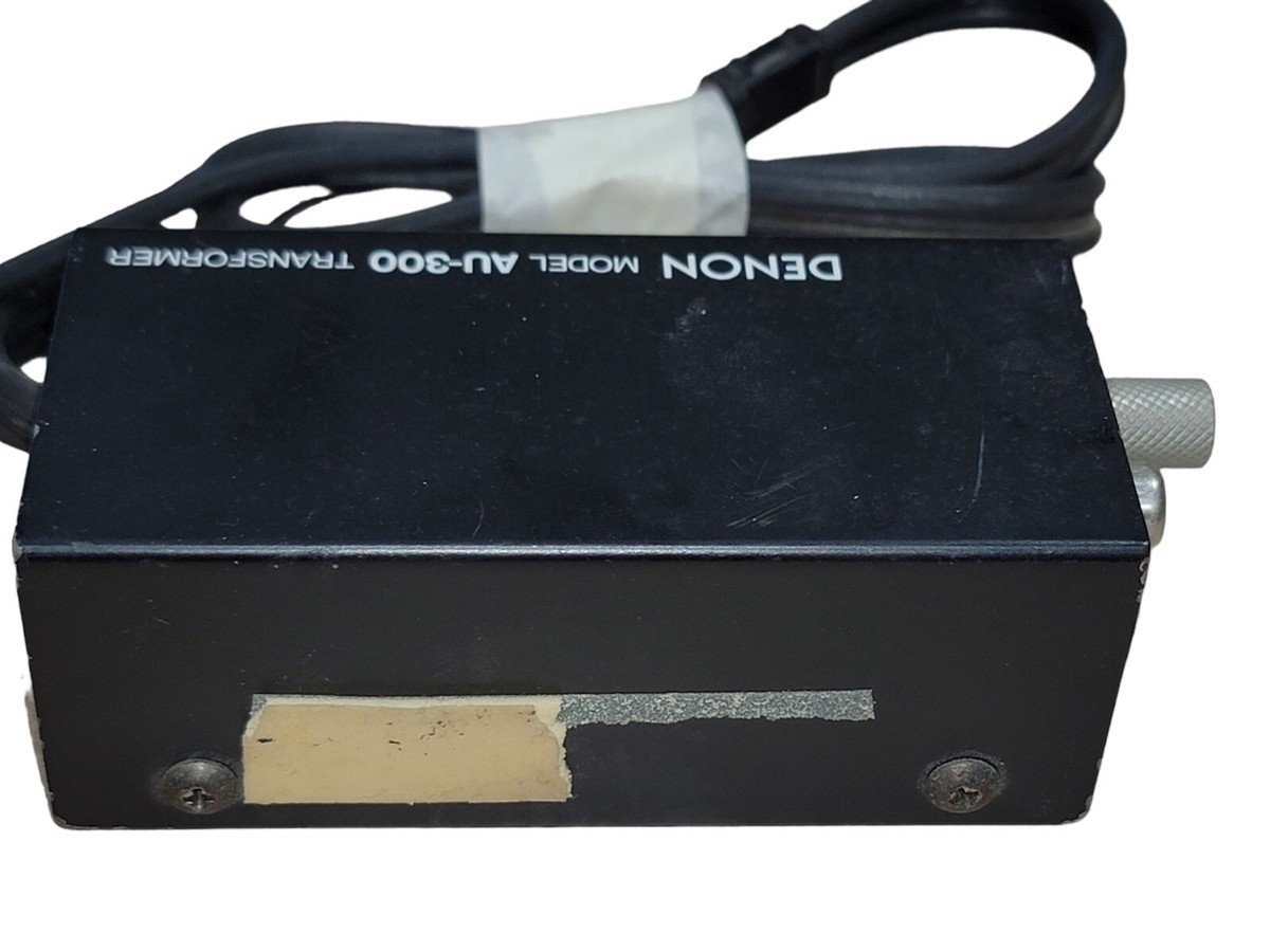 Vintage Denon AU-300 Moving Coil Step-Up Transformer MC Rare Vintage Denon AU-300 Moving Coil Step-Up Transformer MC Rare