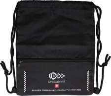Dagueart Drawstring Bag Front-Zippered Pocket With Logo For Outdoor/EDC Usage