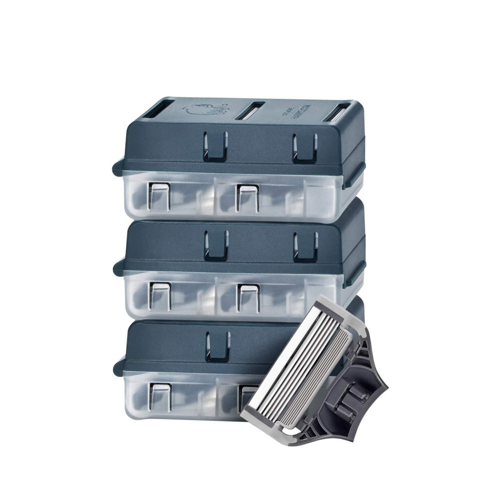 Harry s Razor Blades Refills, 12 Count Blades, Grey, Blade Razor Blade Refills
