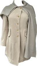 Splendide manteau écru avec