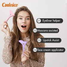 Silicone Eyeliner Aid Tool Elastic Multi Angle Soft Supplies Stencils