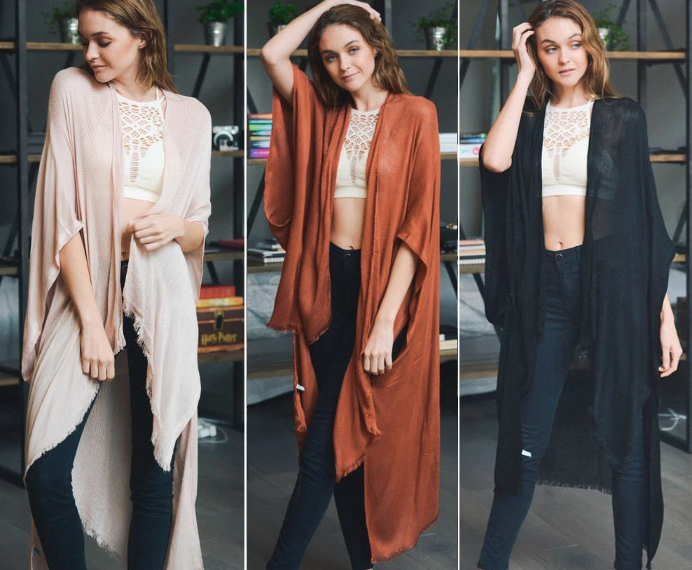 Kimono duster clearance cardigan