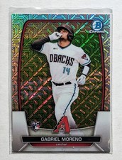 2023 Bowman Chrome Mega Box Gabriel Moreno Mojo Refractor RC #69 AZ Diamondbacks