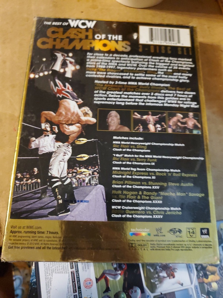 WWE: Best of WCW Clash of the Champions (DVD, 2012, 3-Disc