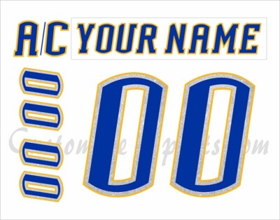 Buffalo Sabres Customized Number Kit For 2021 Reverse Retro Uniform