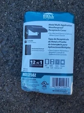 Hubbell-Bell MX1250Z Weatherproof Outlet Cover Outdoor Receptacle NEW