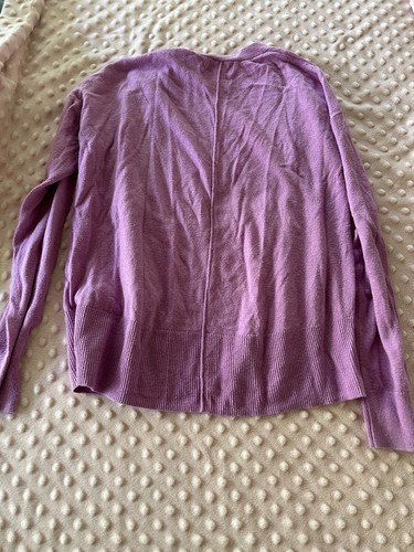 Girl's purple sweater by Old Navy size 10/12 - Picture 3 of 3