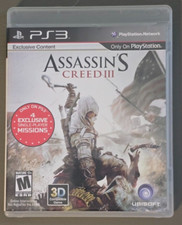 Assassins Creed 3 PS3 Complete CIB Tested Sony PlayStation 3