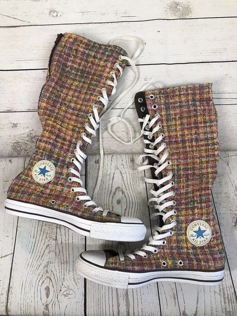 chunky white converse boots