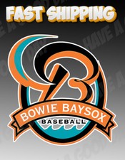 Bowie Baysox Milb Decal / Sticker 10 sizes! Tracking! FREE SHIPPING!