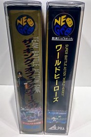 10 Box Protectors for NEO GEO AES Game Boxes  Standard / Clamshell  Custom Read