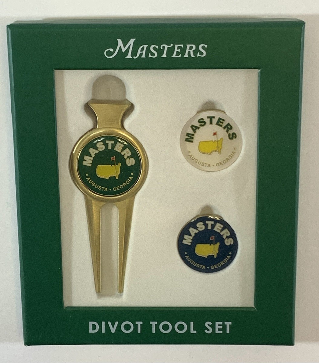 masters divot tool set 2012年 Masters golf Divot Tool ball marker set 2025 pga new | eBay