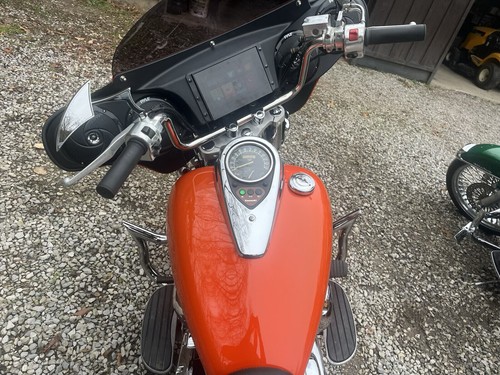 BARRE MOTEUR CRASH AUTOROUTE AMOVIBLE 4 06-25 KAWASAKI VULCAN 900 TOUT MODÈLE - Photo 3/7