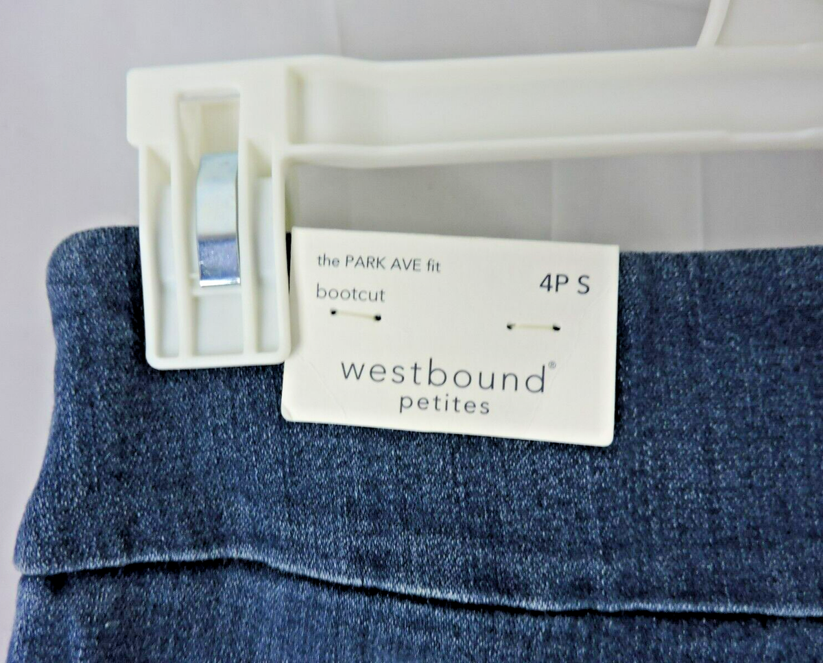 The Park Ave Fit Westbound Petites Women's Bootcut Jeans Size 4PS