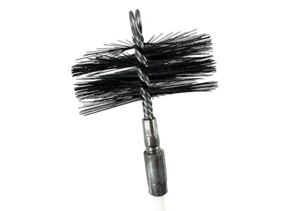 4Pcs Stove Pipe Brush Set, Chimney Sweep Brush Kit, Sturdy Steel Wire