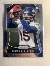 2019 Panini Prizm Juwann Winfree Base Rookie Card Denver Broncos