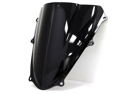 ABS Black Double Bubble Windscreen Windshield for 2009-2016 Suzuki GSXR1000