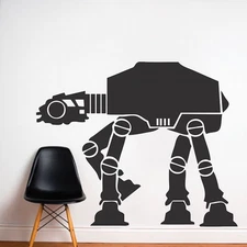 Imperial Walker Decal Graphic, Star Wars Wall Vinyl, At-At Wall Sticker, g91