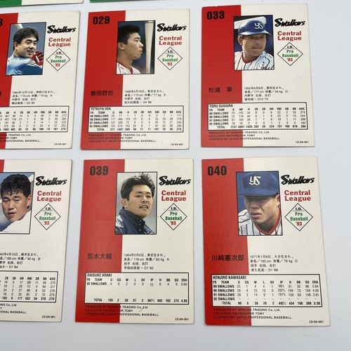 1993 TOMY I.D Card Trading card japan baseball 12 Sheet Set No,8 - Picture 10 of 11