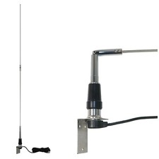 VHF 144-174MHz Wideband Mobile Radio Antenna Lay-Over Folding L-Mount 4dBd PL259