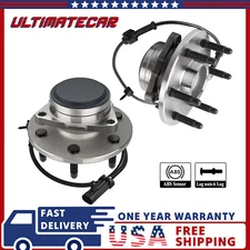 Pair (2) Front Wheel Hub Bearing Assembly For Chevy Tahoe GMC Sierra Yukon 2WD