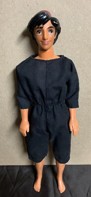 #ad Mattel Disney Aladdin 12quot; Doll Figure Loose W Black Outfit 1992 Vintage RARE $16.99