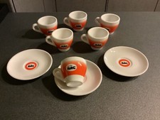 6 TAZZINE HAG da bar + PIATTINI SET COMPLETO COME NUOVE