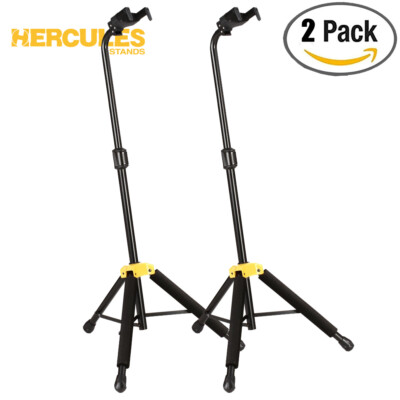 2-PACK Hercules Stands GS414B PLUS Auto Grip System Single Guitar