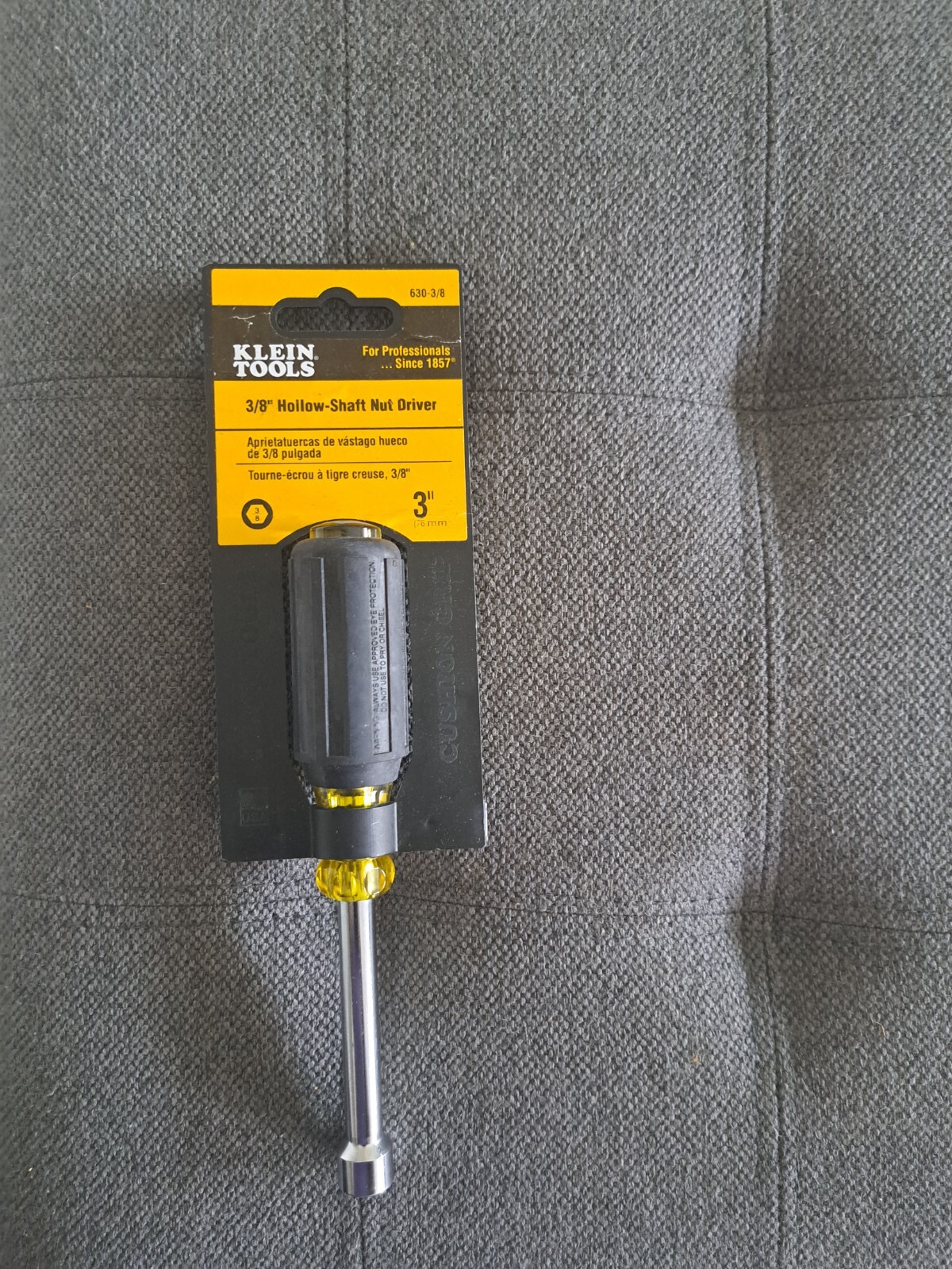 Klein Tools 630-3/8 3/8-Inch Nut Driver With 3-Inch Hollow Shaft | eBay