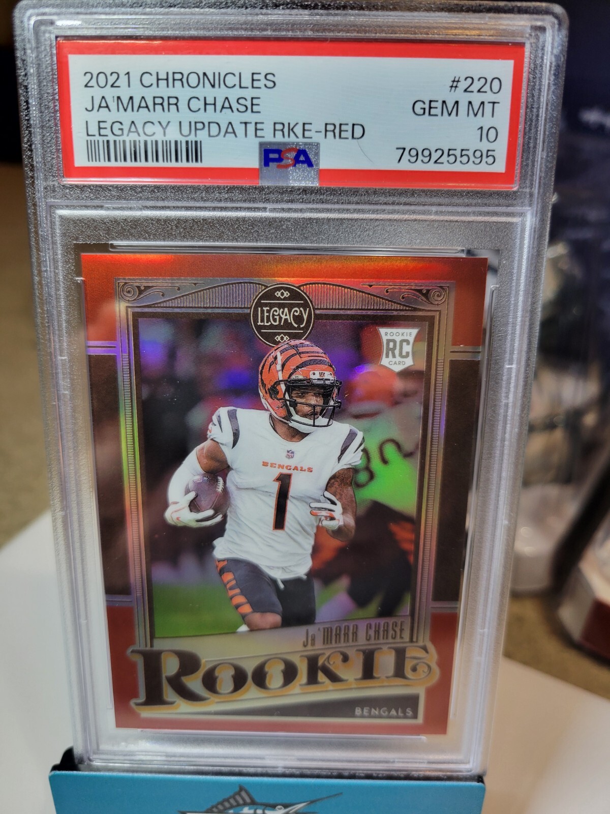 JaMarr Chase Panini Chronicles Legacy Update Rookies #220 Red