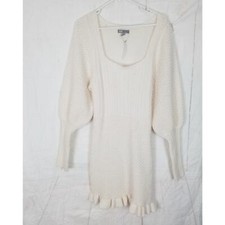 Asos sweater cable knit mini balloon sleeve  dress size 8