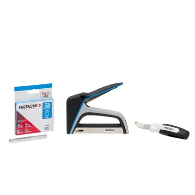 Arrow T50xkit1000 Tacmate Heavy Duty Staple Gun Kit With 1000 Staples And Puller