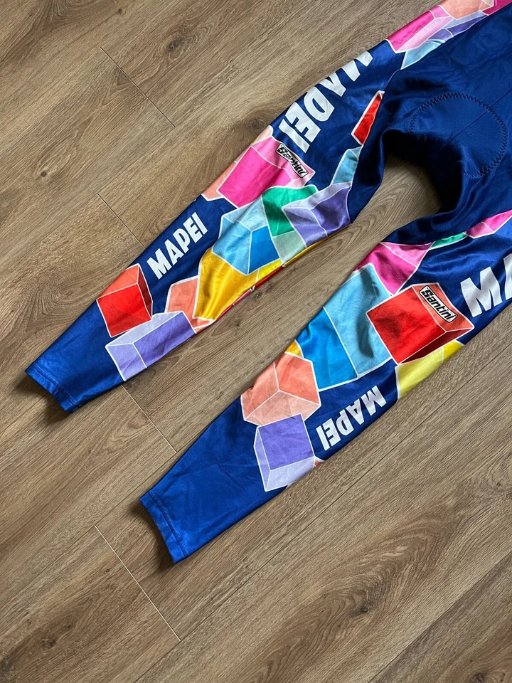 Pantalones Santini SMS MAPEI 2002 para hombre 2XL vintage raros retro Foto 3 de 4