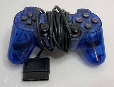 PS2 純正コントローラー Ocean Blue 未開封 Sony PlayStation 2 PS2 Ocean Blue Clear Controller OEM DualShock 2