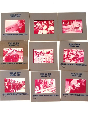A full box of Vintage "Vietnamization-Navy Style" Slides. Around 80 slides. Rare - Picture 3 of 3