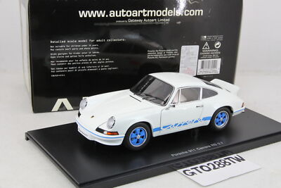 ミニカー AUTOart 1/18 Porsche 911 Carrera S AUTOart 1:18 scale Porsche 911 Carrera RS 2.7 - 1973 (White