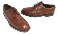 FLORSHEIM Comfortech men's brown leather lace up oxford dress shoes size 11 D