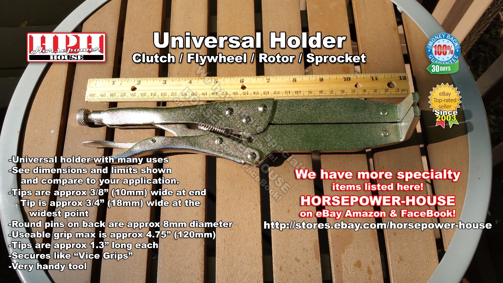 UNIVERSAL CLUTCH HOLDING TOOL COMPARABLE to Yamaha YM91042 AND 90890