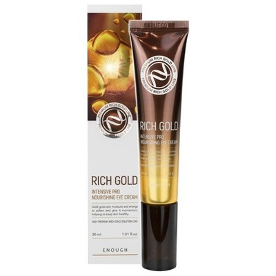 Genug Revitalisierende Augencreme mit kolloidalem Gold Rich Gold, 30 ml