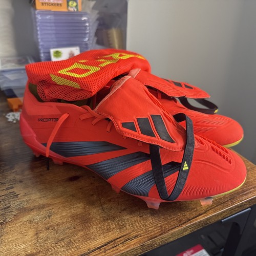 Adidas Predator Elite FG Size 11.5 Solar Red W/bag Mania 30th Anniversary - Picture 4 of 22