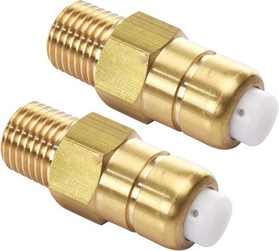 Einstellbares Sicherheitsventil für Hochdruckreiniger Pumpen, 1/4'' NPT, 2er-Set
